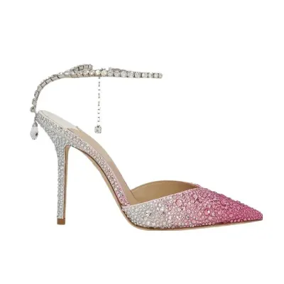 GRADIENT COLOR FULL DIAMOND CRYSTAL SHOES